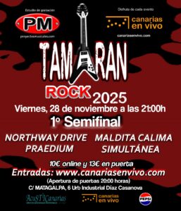 Lee más sobre el artículo 1ª Semifinal Tamarán Rock 2025