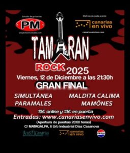 Lee más sobre el artículo Gran Final Tamarán Rock 2025