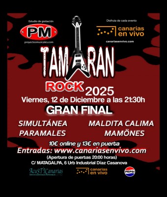 Lee más sobre el artículo Gran Final Tamarán Rock 2025